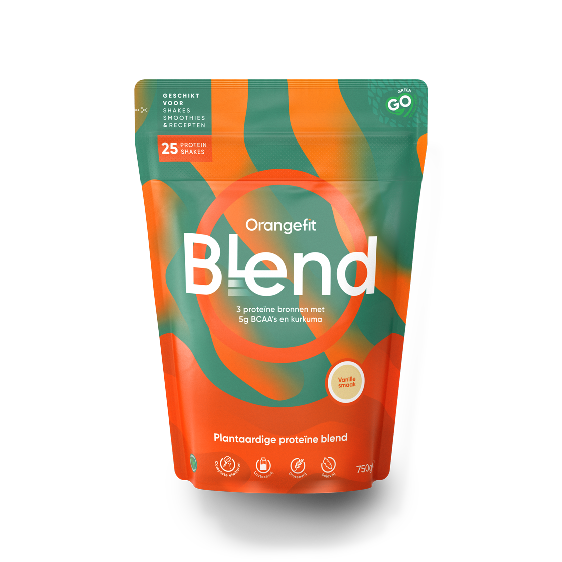 Orangefit High Protein-Shake Blend Vanille, 750g
